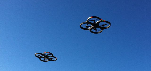 drones formation, can drones be used for good